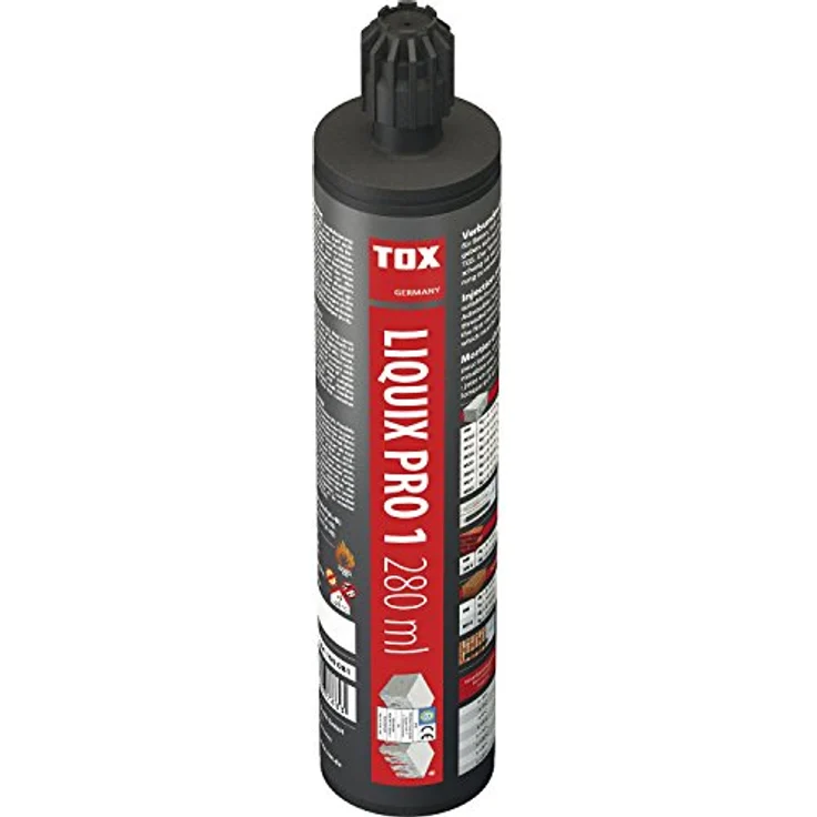 Tox Verbundmörtel, Liquix Pro 1 styrolfrei, 1 Kartusche, 280 ml, inkl. 2 Statikmischer, 084100081 – Bild 1