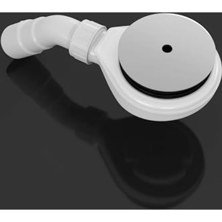 doporro Ablaufgarnitur AL04, Duschablauf für Duschwanne mit 90 mm Ablaufloch, Geruchverschluss mit Haarsieb, hohe Ablaufleistung – Bild 2