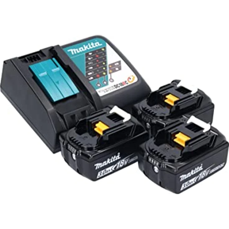 Makita DDF485RF3J Akku-Bohrschrauber 18V / 3,0 Ah incl 3x Akku BL 1830 – Bild 4
