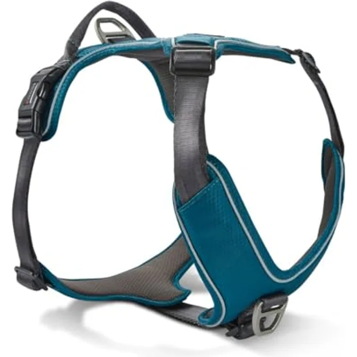 Wolters Hunde-Leuchtgeschirr Active Pro Comfort, atmungsaktives Geschirr mit Kehlkopffreiheit und reflektierenden Nähten, Größe 1-7