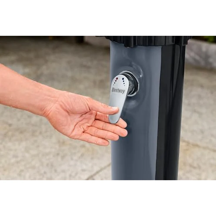 Bestway Solardusche Flowclear™, Gartendusche Solarflow™ 35 Liter, inkl. verstellbarem Duschkopf und 35-Liter-Wassertank – Bild 12
