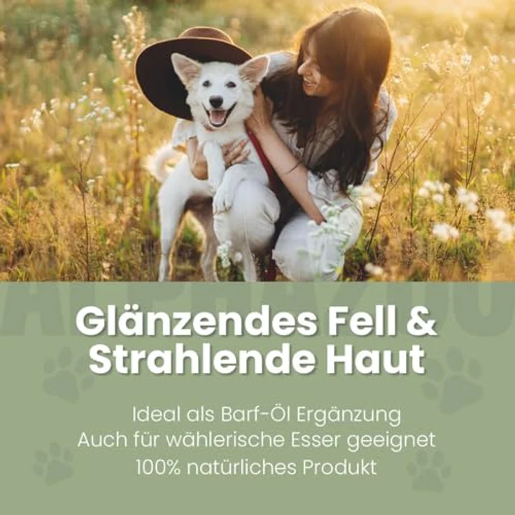 ALPHAZOO Premium Lachsöl für Hunde, 100 ml, mit Omega-3-Fettsäuren, natürliches Fischöl zur Unterstützung von Haut und Fell – Bild 2