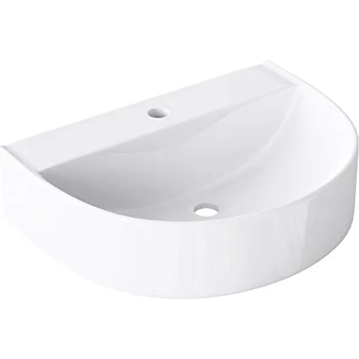 doporro Brüssel896 Aufsatz- / Hängewaschbecken Keramik, inkl. Nano-Versiegelung