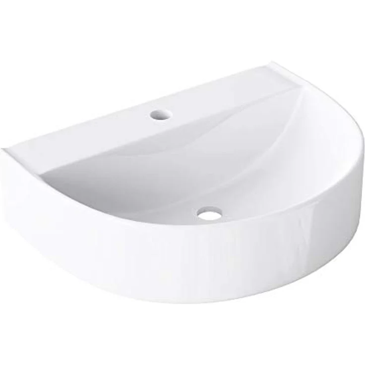 doporro Brüssel896 Aufsatz- / Hängewaschbecken Keramik, inkl. Nano-Versiegelung – Bild 1