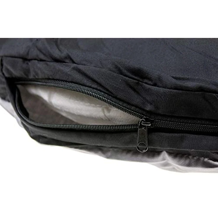 Karlie Kissen oval L: 50 cm B: 40 cm H: 8 cm grau-schwarz – Bild 3