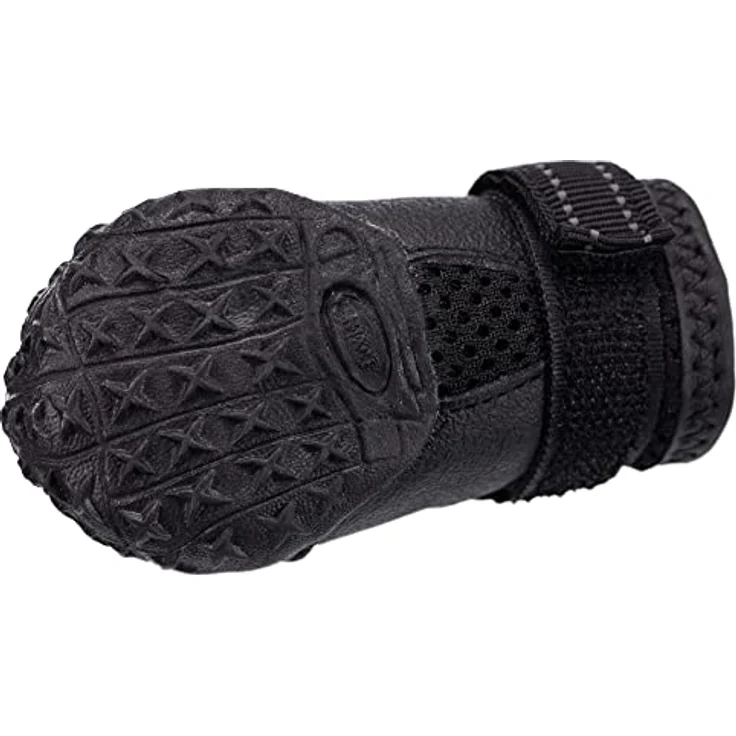 Trixie Pfotenschutz Walker Active 2 Stück schwarz M-L – Bild 5