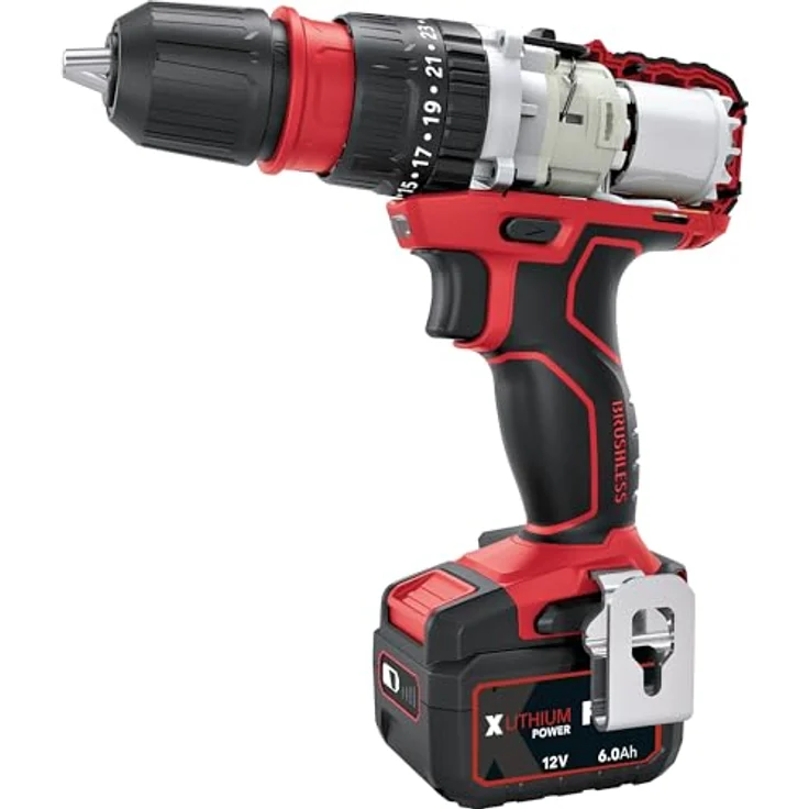 FLEX Flex 2-Gang Akku-Schlagbohrschrauber 12 V PD 2G 12-EC (mit EMS-System) - bürstenloser Motor, LED-Licht, Aluminium-Druckguss Getriebegehäuse – Bild 3
