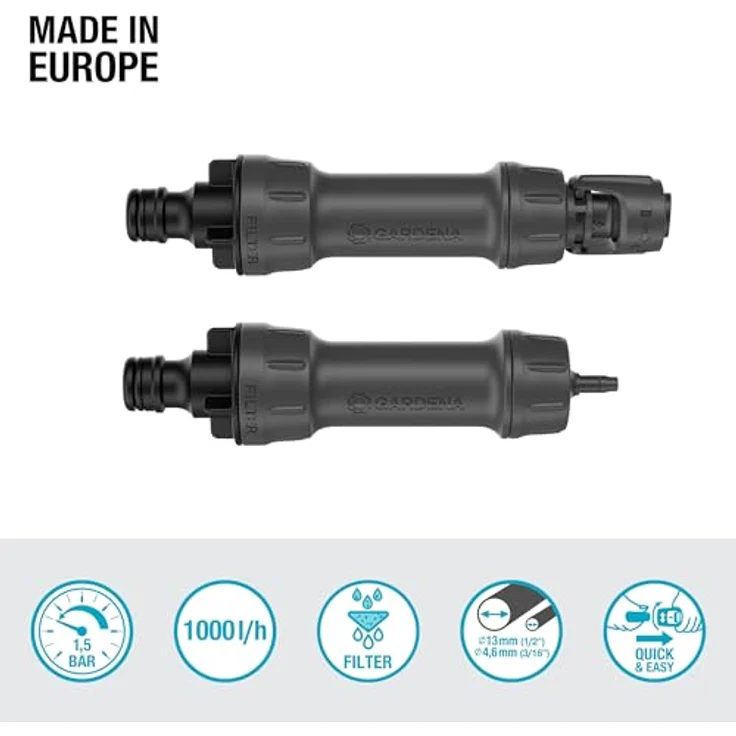 GARDENA Micro-Drip-System Basisgerät 1000: Startbaustein für das automatische Bewässerungssystem, reduziert den Druck und fi - Preisvergleich – Bild 2