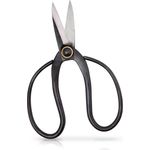 HappySeed Gartenschere Scharfe Bonsai Schere aus Stahl - Traditionelles Bonsai Werkzeug