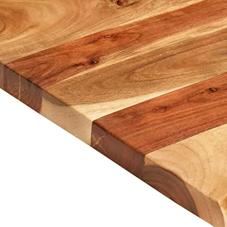 vidaXL Badezimmer-Waschtischplatte Massivholz Akazie 100 x 55 x 3,8 cm – Bild 4