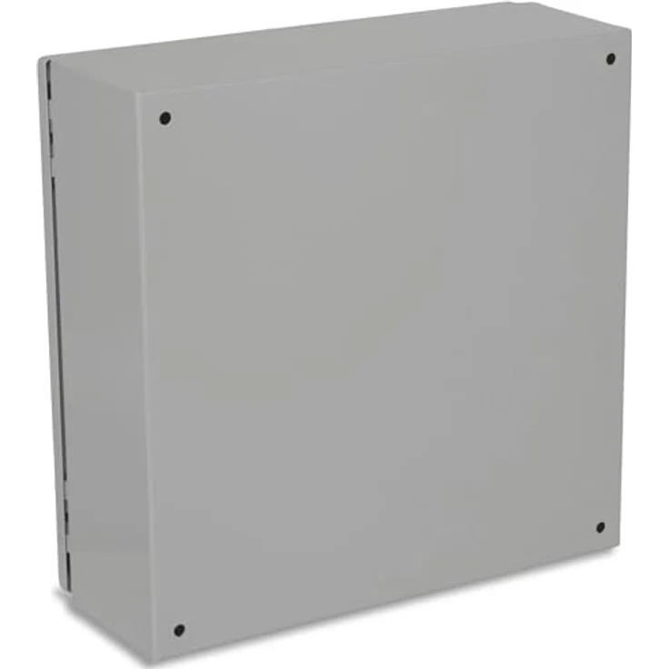 BOXEXPERT® Verteilerkasten Treva, wasserdicht IP66, Stahlblech, 400x400x150mm, für Außenbereich, temperaturbeständig -25°C bis +40°C, robuste Tür mit Schlüssel – Bild 4