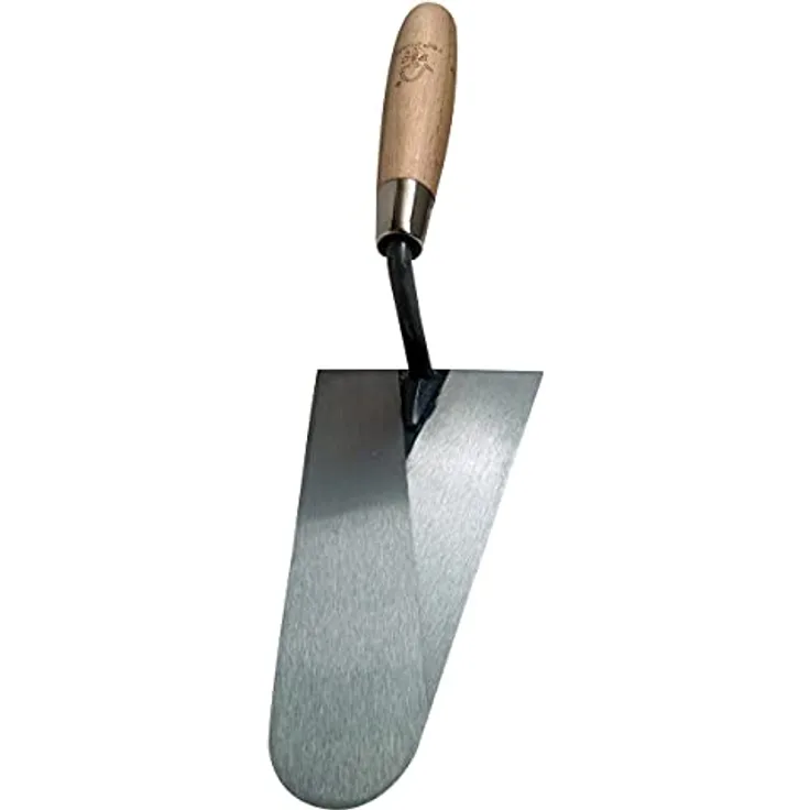 Nespoli N0D1905818 Maurerkelle leicht, runde Spitze, schmal, Holzgriff, Fsc 18 cm