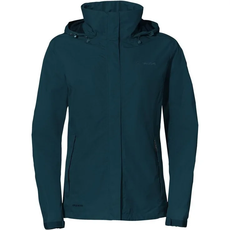 VAUDE Regenjacke Women´s Escape Light Jacket, wasser- und winddicht, Kapuze im Kragen verstaubar