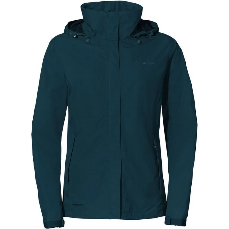VAUDE Regenjacke Women´s Escape Light Jacket, wasser- und winddicht, Kapuze im Kragen verstaubar
