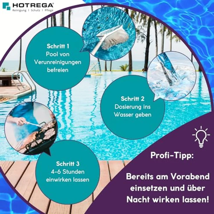 Hotrega Pool-Pflege 3-in-1 2 Liter – Bild 6