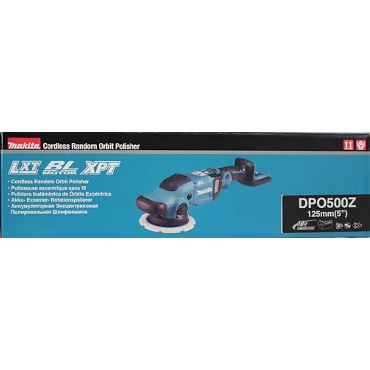 Makita DPO500Z 18V Akku-Exzenterpolierer ,  ohne Akku ohne Ladegerät – Bild 15