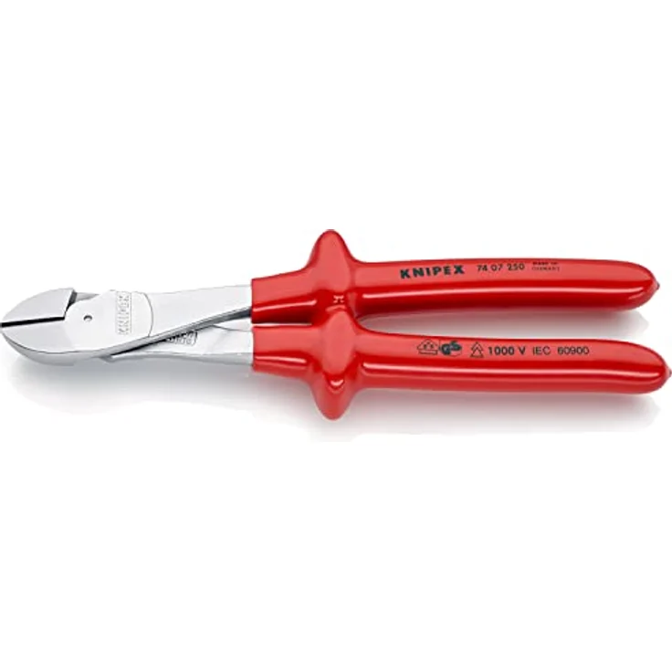 Knipex 74 07 VDE Seitenschneider 250 mm, Schneidleistung 4.6 mm, isoliert – Bild 1
