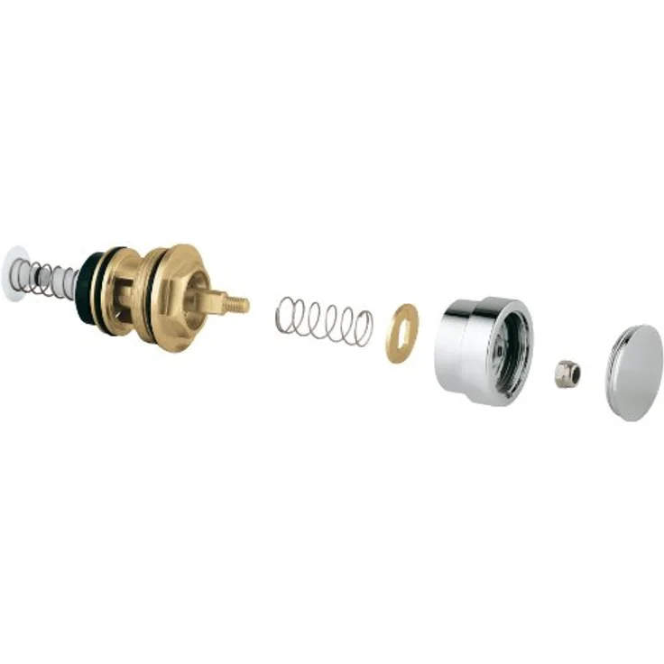 Grohe Wannenarmatur Umstellung 46523000, verchromt für Essence Wannenbatterie 33624, Umstellung von Wannenfüllfunktion auf Brausefunktion – Bild 2