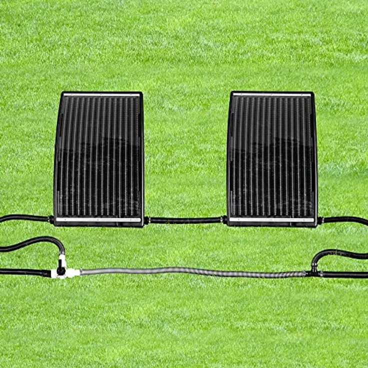 Monzana Sonnenkollektor 110x69x14cm 10000 L-h Höhenverstellbar 32-38mm Anschluss HDPE UV-Beständig Erweiterbar Poolheizung Solar Heizung Warmwasser Schwimmbecken – Bild 8