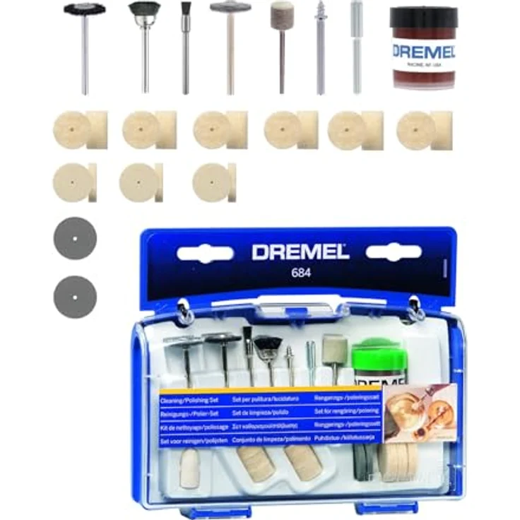 Bosch Professional Starterset zum Reinigen und Polieren inklusive 20 Zubehören – Bild 1