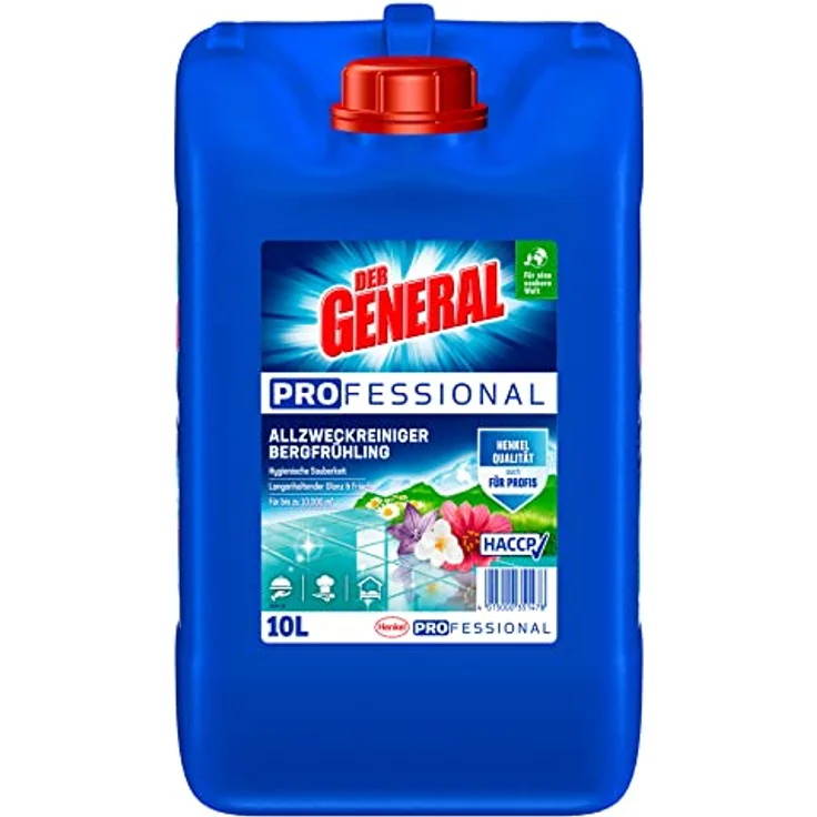 Der General Universal Bergfrühling, Allesreiniger Großpackung (10 l), Universalreiniger mit Repair Effekt – Bild 1