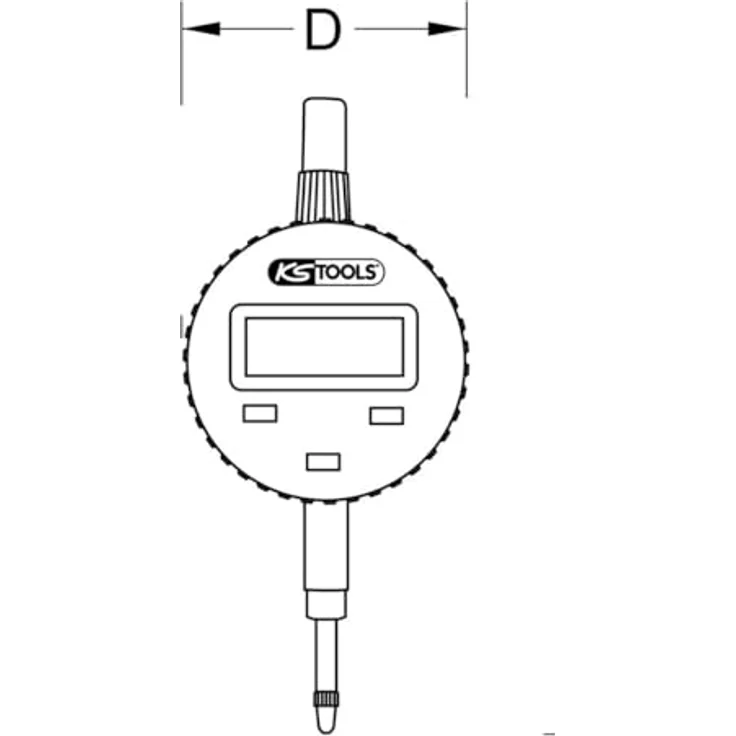 KS TOOLS Messuhr, digital Messbereich 0-10,0mm Messgenauigkeit +--0,01mm – Bild 5