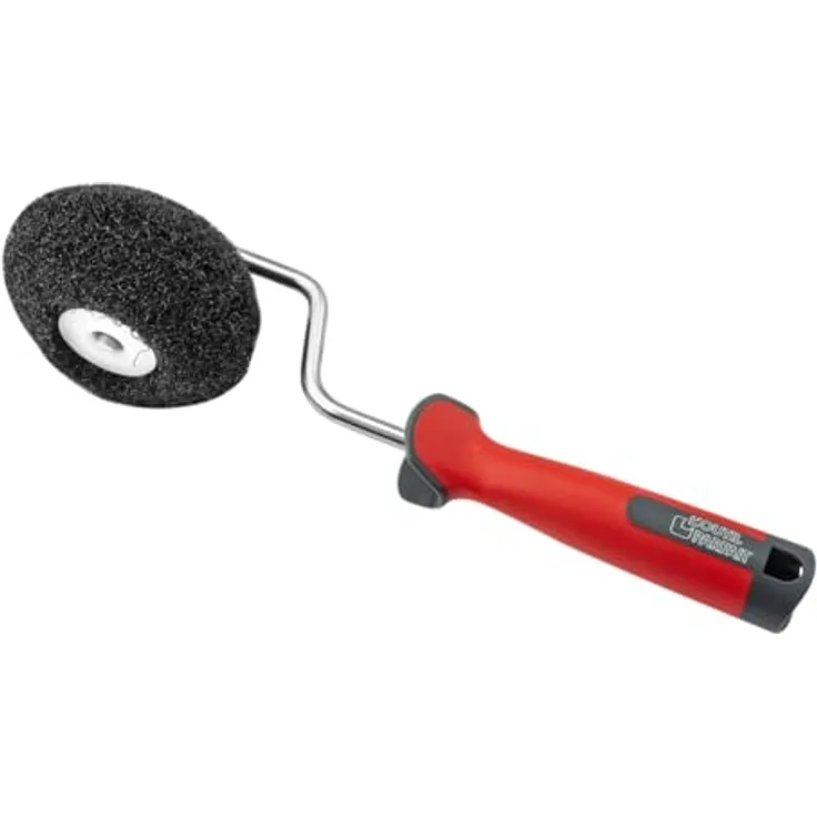 L’OUTIL PARFAIT Eckenroller Spachtel Roller für Spachtelmasse, inkl. Bügel 2K, für gleichmäßige Wand- und Deckenbeschichtung