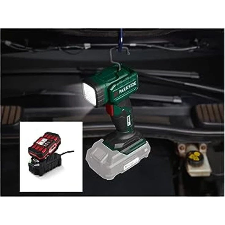 Crivit Parkside 20 V Akku-LED-Handlampe PLHLA 20 Li B1 mit Akku und Ladegerät, LED-Leistung: 3 W, weisse Licht – Bild 3