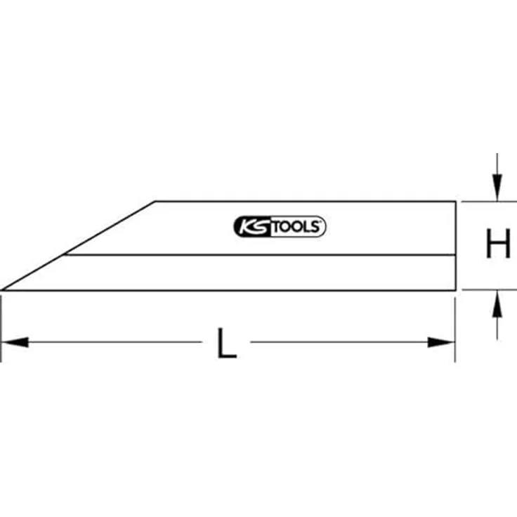 KS Tools 300.0630 Präzisions-Haarlineal, 50mm – Bild 3