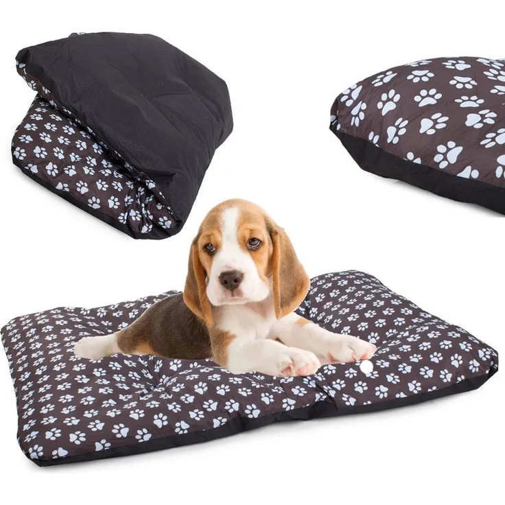VERK GROUP Tierbett Hundekissen Hundekorb Hundebett Haustierbett Katzenbett 90x60cm, Wasserabweisend, Schmutzabweisend, Leicht und langlebig
