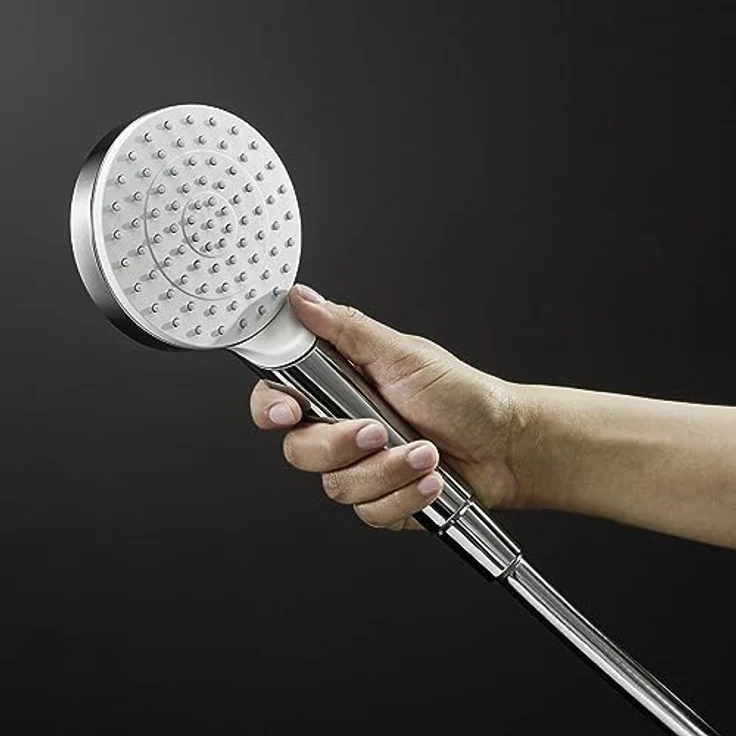 hansgrohe Handbrause Crometta 100, 1jet EcoSmart 9 l/min - Weiß / Chrom – Bild 2