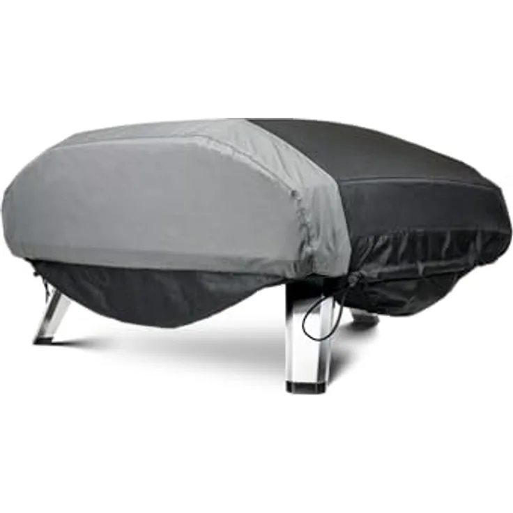 Ooni Koda 2 Max Grillabdeckung, Schwarz, wasserfestes 600D Polyester mit Kordelzug-Verschluss und rückseitiger Aufbewahrungstasche