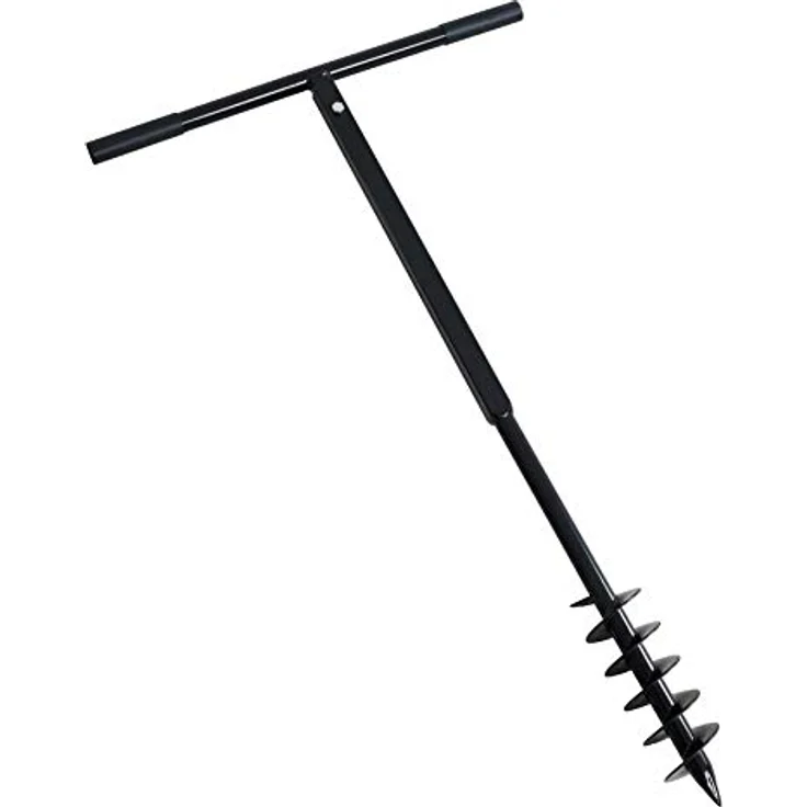 Erdlochbohrer Erdbohrer Handbohrer 85 mm Bohrer Pfahlbohrer Brunnenbohrer – Bild 2