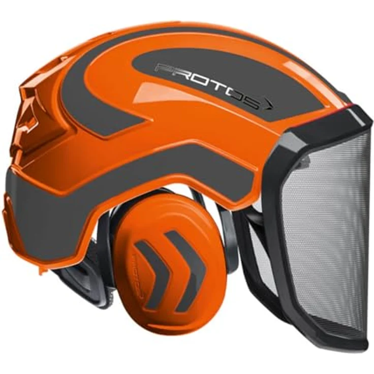 Protos Integral Forest Orange-Grau Forsthelm – Bild 1