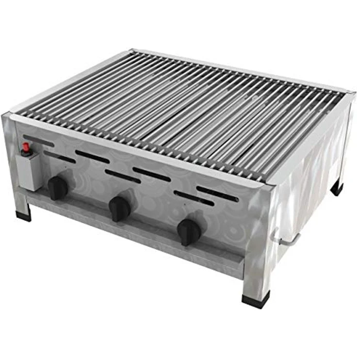 ChattenGlut Gasgrill ChattenGlut Gastrobräter 10,8kW mit Einzelne Edelstahlstäbe als Rost, BxTxH: 650x530x270 cm, aus Edelstahl in Hessen Germany gefertigt – Bild 2