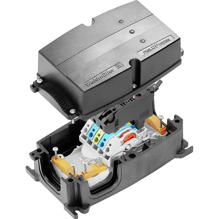 Weidmüller FP BOX FUSE DC, flexible Verteiler-Box 2.5-6mm², schwarz