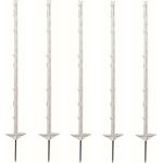 Growi Weidezaunpfahl Kunststoff 105 cm weiß 20 Stück