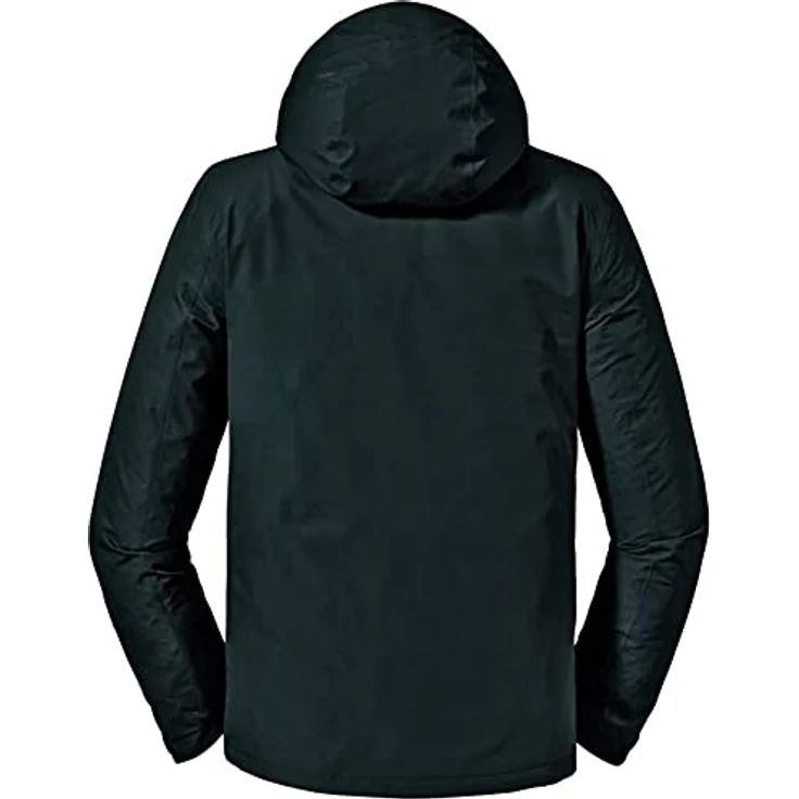 Schöffel Funktionsjacke Gmund mit verstellbarem Klettverschluss, wasser- und winddicht, schwarz – Bild 5