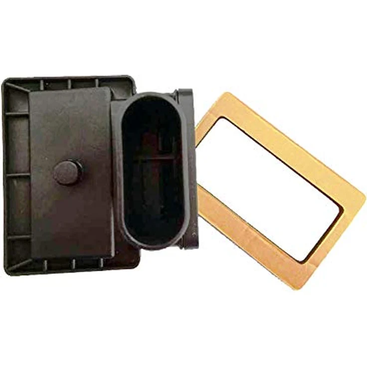 Überlauf - 90 Grad - für Spülen mit Überlauf in Ablagefläche neben dem Becken - rechteckig flach - 50 mm x 80 mm – Bild 5