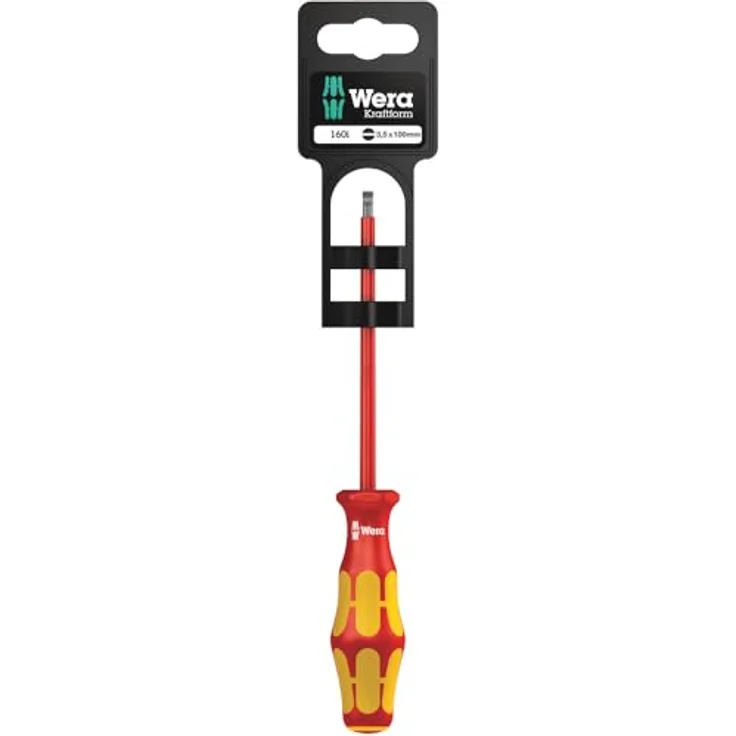 Wera 160 i SB VDE-isolierter Schlitz-Schraubendreher, 0,6 x 3,5 x 100 mm – Bild 2