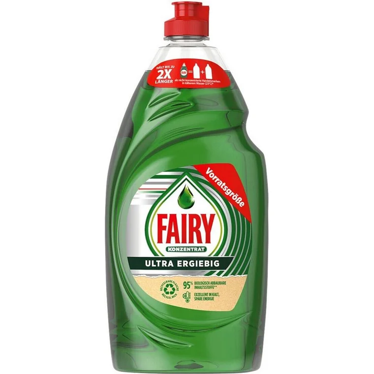 Fairy Ultra Original Geschirrspülmittel, hochkonzentriertes Handspülmittel mit 900 ml Inhalt für strahlend sauberes Geschirr