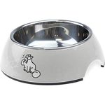 Karlie 522103 Simon's Cat Katzennapf L: 14 cm B: 14 cm H: 4.5 cm 160 ml hellgrau