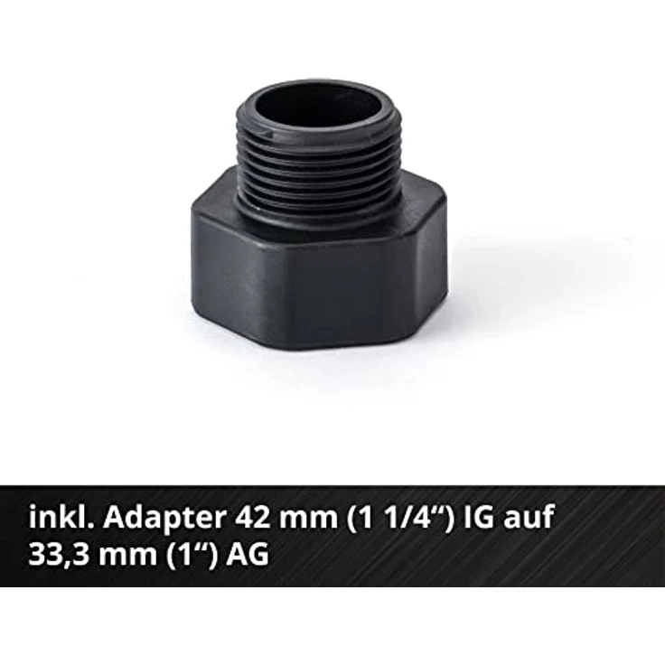 Einhell Akku-Gartenpumpe AQUINNA Power X-Change (Li-Ion, 36 V, 2.6 bar, 3000 L-h Fördermenge, 2-Stufen ECO-Schalter, Wassereinfüll- und Ablassschraube, Thermoschutz, ohne Akkus und Ladegerät) – Bild 9