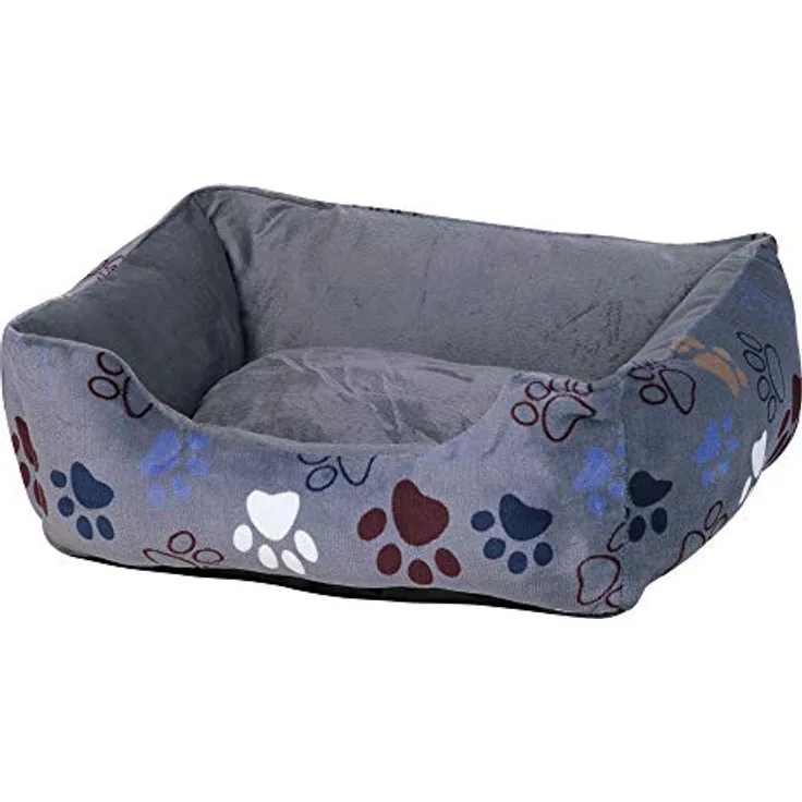 Nobby Komfortbett eckig Classic "LISSI" dunkelgrau 80 x 70 x 22 cm