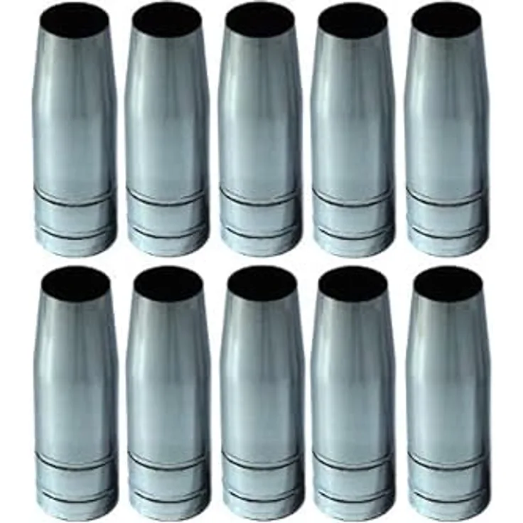 10x Gasdüsen MB15 MB14 NW 12mm Brenner Konisch Steckbar MAG MIG Düse Schutzgas