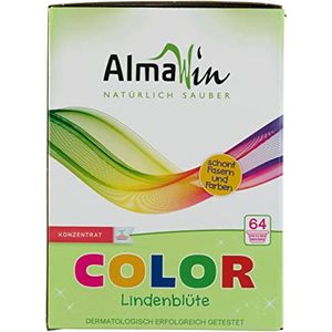 Bild für AlmaWin Color Waschmittel Lindenblüte 2kg I Umweltfreundliches Waschpulver für bunte Textilien I Ausreichend für ca. 64 Wäschen I Frei von synthetischen Duft- & Farbstoffen I Vegan