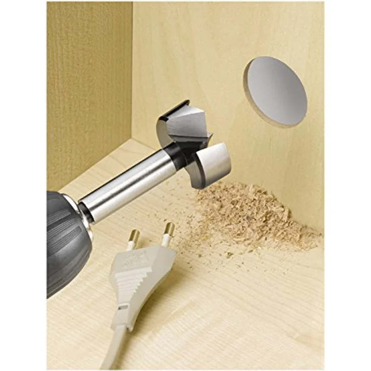 kwb Forstnerbohrer 22 mm, Holzbohrer aus Spezialstahl mit scharfen Schneiden für ausrissfreie Bohrlöcher – Bild 2