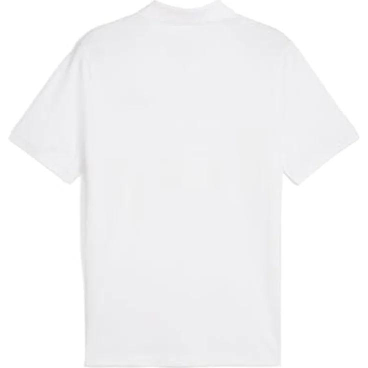 Puma ESS No. 1 Logo Pique Polo, Herren Shirt aus Piqué-Gewebe, weiss, (XXL) – Bild 2