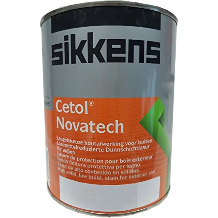 Sikkens Cetol Novatech 37214, Dünnschichtlasur High-Solid, UV-Schutz, 2500 L, wirtschaftliche Anwendung