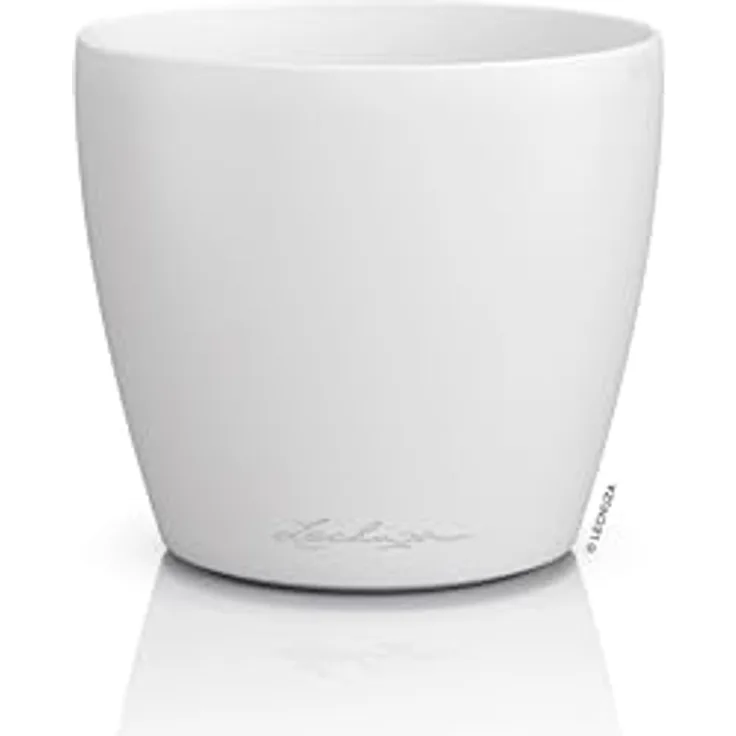 Lechuza® Übertopf Classico Color 12 DECO, Pflanzgefäß aus bruchsicherem Kunststoff, 1,2 l, weiß
